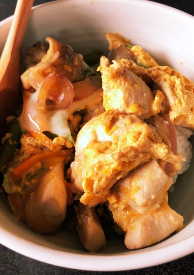 ささみと舞茸の親子丼-レシピのメイン写真