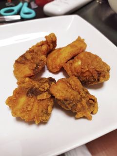 お子様も喜ぶ!魚のカレー味の唐揚げ-レシピのメイン写真