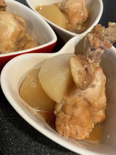 梅ジュースで手羽大根-レシピのメイン写真