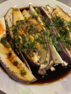 レンチン☆蒸しナス(にんにく醤油ダレ)-レシピのメイン写真