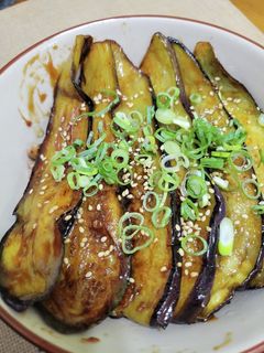 なすの蒲焼丼-レシピのメイン写真
