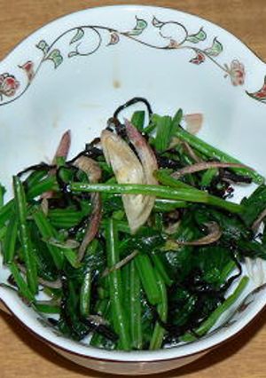 ほうれん草の塩昆布和え-レシピのメイン写真
