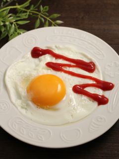 レンジで簡単!失敗しない目玉焼き-レシピのメイン写真