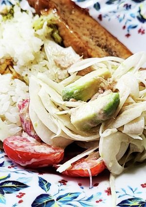 玉ねぎの醤油まよサラダ-レシピのメイン写真