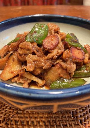 冷蔵庫の片隅に残ってたお野菜で味噌炒め-レシピのメイン写真