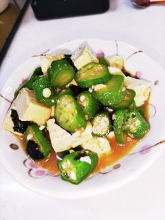 オクラと豆腐と海苔の和え物-レシピのメイン写真
