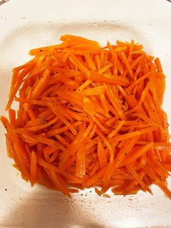 簡単!にんじんナムル レンジ お弁当にも-レシピのメイン写真