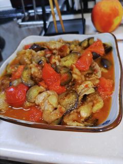 豚肉とナスとトマトの炒め煮-レシピのメイン写真