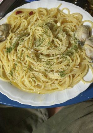 牡蠣のオイルパスタ~パルメザンを添えて~-レシピのメイン写真