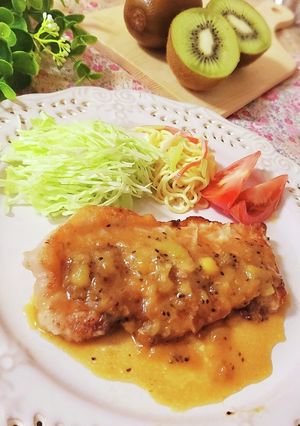 柔らかジューシー♪キウイジンジャーポーク-レシピのメイン写真