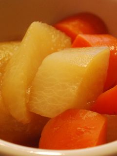 大根とにんじんの煮物-レシピのメイン写真