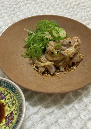 マカと豚もつで作るさっぱり酢もつ-レシピのメイン写真