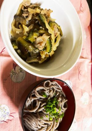 我が家の丼、前略、福岡よりゴーヤどーや-レシピのメイン写真