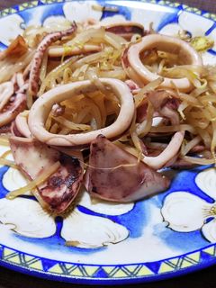 もやしといかのオイスターソース炒め-レシピのメイン写真