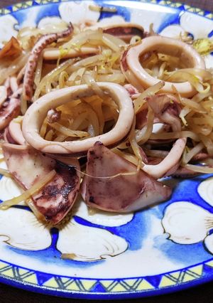 もやしといかのオイスターソース炒め-レシピのメイン写真