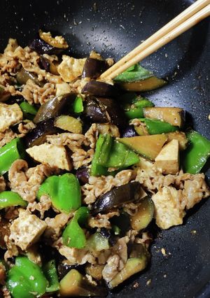 なすとピーマンのこく旨山椒カレー炒め-レシピのメイン写真