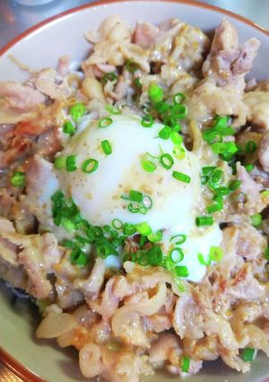 簡単豚丼、されど…ガッツリ肉料理！-レシピのメイン写真