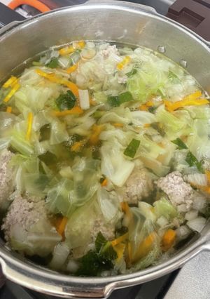 簡単肉団子スープ-レシピのメイン写真