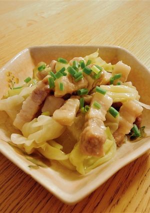 豚バラ肉とキャベツのコンソメ蒸し煮-レシピのメイン写真