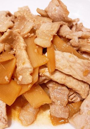 【余ったメンマ】豚肉とメンマの炒め物-レシピのメイン写真