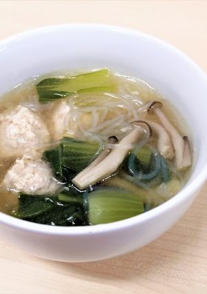 鶏団子スープ-レシピのメイン写真