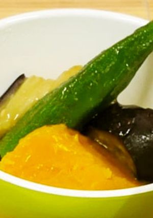 しょうが香る野菜の冷やし白だしあんかけ-レシピのメイン写真