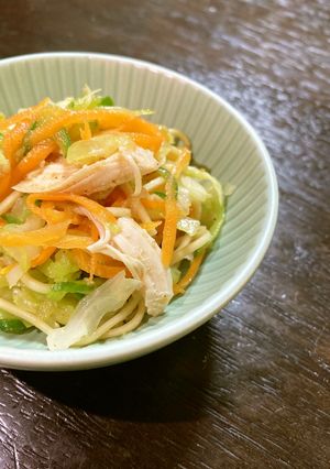 冷やし中華風サラダ/七尾市学校給食-レシピのメイン写真