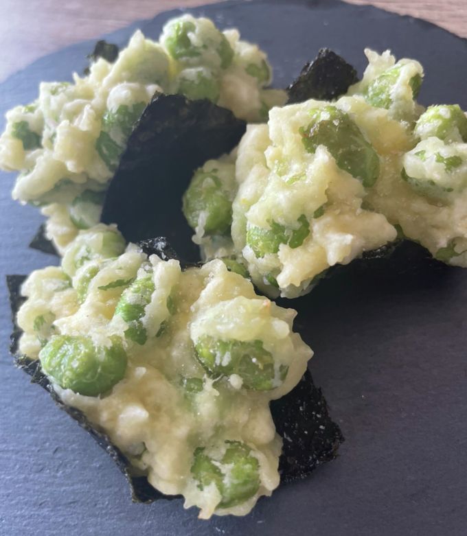 枝豆の磯辺かき揚げ-レシピのメイン写真
