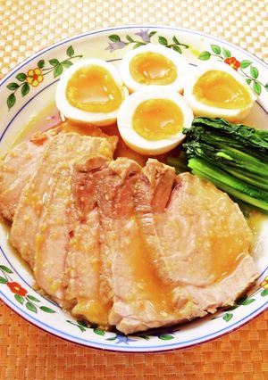 😊圧力鍋なしで簡単♪塩煮豚＆煮玉子😊-レシピのメイン写真