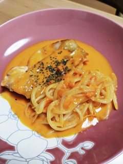 鶏肉ともやしのトマトクリーム煮-レシピのメイン写真