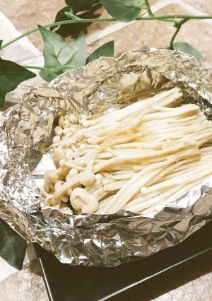 超簡単！えのきのホイル焼き-レシピのメイン写真