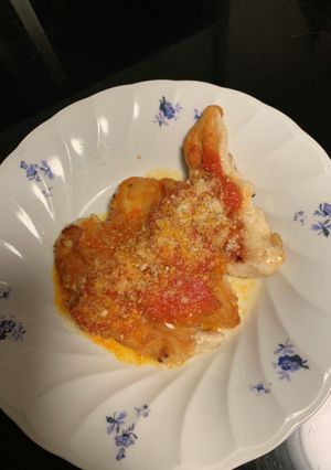 鳥ささみのトマトソースチーズ和え-レシピのメイン写真