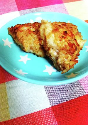 鶏肉とたまねぎ、はんぺんのナゲット風-レシピのメイン写真