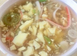 卵豆腐とカニカマの和風スープ-レシピのメイン写真
