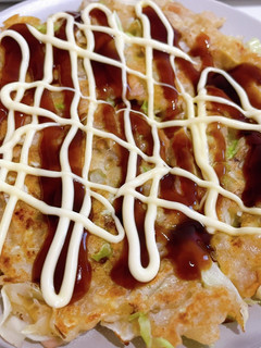 余ったたこ焼きの粉でお好み焼風-レシピのメイン写真