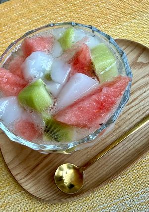 カルピスゼリーのフルーツポンチ🍉-レシピのメイン写真