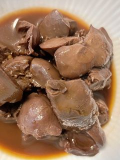 鶏レバーと生姜の赤ワイン煮-レシピのメイン写真
