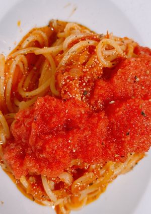 明太子とトマトのパスタ-レシピのメイン写真