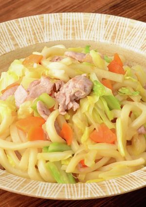 パルメで減塩　焼きうどん-レシピのメイン写真
