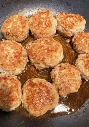 豚つくねハンバーグ-レシピのメイン写真