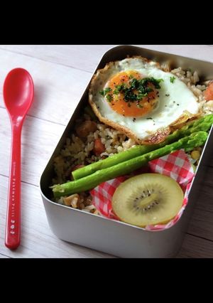 10分でお弁当☆和風鯖缶カレーピラフ-レシピのメイン写真
