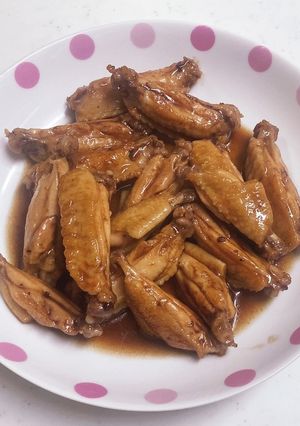 子供に大人気!簡単手羽中のコーラ煮!-レシピのメイン写真