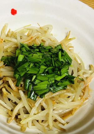もやしは便利　ニラのポン酢おひたし-レシピのメイン写真