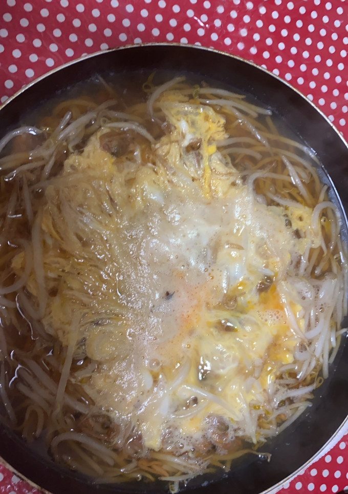 もやしとアサリの柳川風煮-レシピのメイン写真