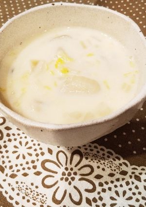 白菜の豆乳味噌スープ-レシピのメイン写真