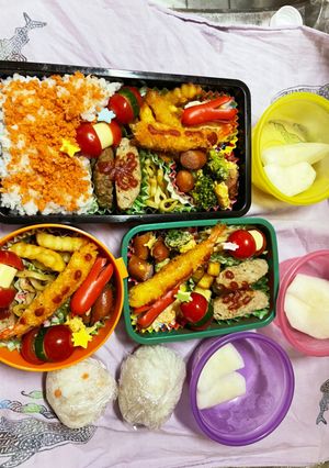 夏休み最後の学童お弁当-レシピのメイン写真
