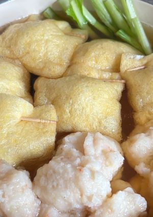 さつまいもチーズの芋もち巾着-レシピのメイン写真