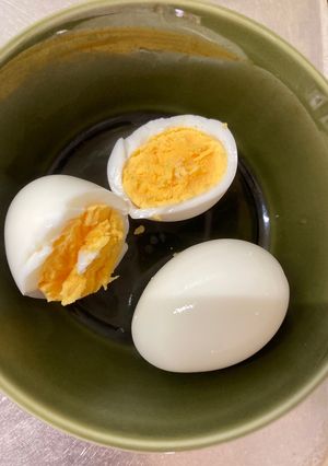 少ない水でゆで卵-レシピのメイン写真