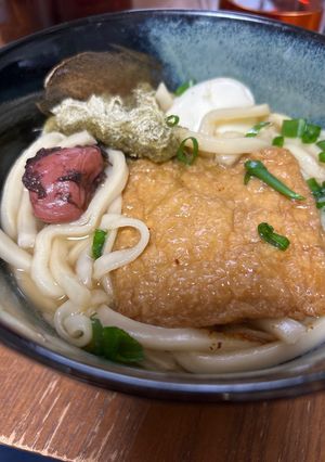 簡単きつねうどん、うどんスープ-レシピのメイン写真