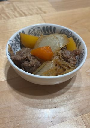 ズボラだけど激ウマ☆無水肉じゃが-レシピのメイン写真